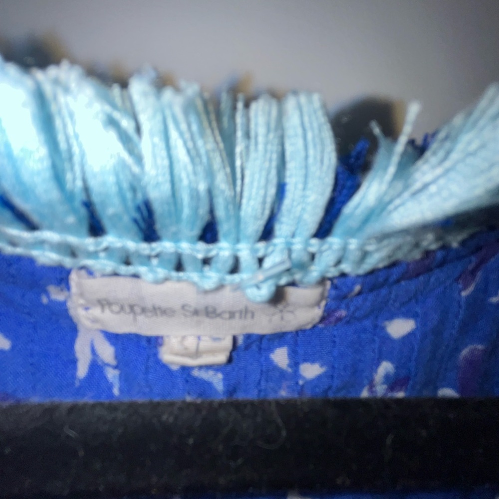 Poupette St. Barth Blue and White Floral Dress - Picture 6 of 7